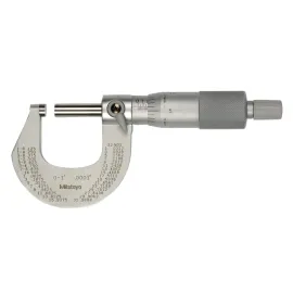 Mitutoyo 101-113, Outside Micrometer, 0–1"