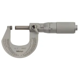 Mitutoyo 101-117, Outside Micrometer, 0–1