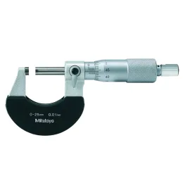Mitutoyo 102-301, Outside Micrometer, 0–25mm