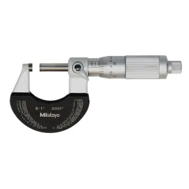 Mitutoyo 102-329-10, Outside Micrometer, 0–1