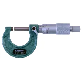 Mitutoyo 103-177, Outside Micrometer, 0–1