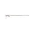 Mitutoyo 160-153 Vernier Caliper Nib Style Jaw, Range 0-600mm