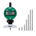 Insize 2141-201A Digital Depth Gauge, Range 0-300mm, Resolution 0.01mm, Base 63x17mm