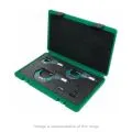 Insize 3102-1004A Digital Outside Micrometer Set (Basic Type, with Data Output), Range 0-100mm, Resolution 0.001mm