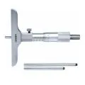 Insize 3240-75 Depth Micrometer, Range 0-75mm, Graduation 0.01mm, Base 101.5x17mm