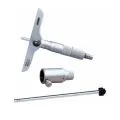 Insize 3241-75 Depth Micrometer, Range 0-75mm, Graduation 0.01mm, Base 101.5x17mm