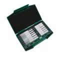 Insize ISR-CS2 Surface Roughness Specimen Set, Carbon Steel, 6 Machining Methods, 30 pcs