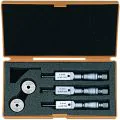 Mitutoyo 368-907 Holtest 2-point Internal Micrometer Set 3-6mm (3 pieces)