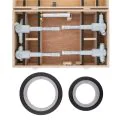 Mitutoyo 368-998 Holtest 3-point Internal Micrometer Set 4-8" (4 pieces)