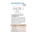 Mitutoyo 619066 Knurled Head Screw, for Square Type Gauge Blocks
