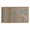 Mitutoyo 129-150 Interchangeable Rod Depth Micrometer, Range 0-12", Graduation 0.001", Base 4x.63"