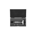 Mitutoyo 129-154 Interchangeable Rod Depth Micrometer, Range 0-25mm, Graduation 0.01mm, Base 63.5x16mm
