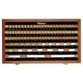 Mitutoyo 516-902-11 (Grade 0) 81 Piece Steel Gauge Block Set BS