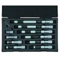 Mitutoyo 133-902 Tubular Inside Micrometer Set, 50-300mm, 10 pcs.