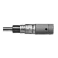 Mitutoyo 148-501 Adjustable Thimble Small Micrometer Head, Range 0-0.5", Graduation 0.001", Plain Stem