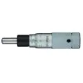 Mitutoyo 148-853 Adjustable Thimble Small Micrometer Head, Range 0-13mm, Graduation 0.01mm, Plain Stem, Spherical Spindle