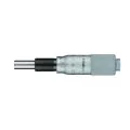 Mitutoyo 149-132-10 Carbide-Tipped Small Micrometer Head, Range 0-15mm, Graduation 0.01mm, Plain Stem