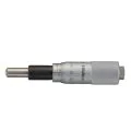 Mitutoyo 149-801-10 Carbide-Tipped Small Micrometer Head, Range 0-15mm, Graduation 0.01mm, Plain Stem, Spherical Spindle
