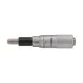 Mitutoyo 149-811-10 Carbide-Tipped Small Micrometer Head, Range 0-0.5", Graduation 0.001", Plain Stem, Spherical Spindle