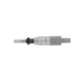 Mitutoyo 150-812 Carbide-Tipped Medium Micrometer Head, Range 0-1", Graduation 0.001", Locknut Stem, Spherical Spindle