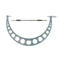 Mitutoyo 103-197 Outside Micrometer, Range 20-21", Graduation 0.001", Ratchet Stop