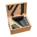 Mitutoyo 103-914-50 Outside Micrometer Set, Range 0-300mm, 12 Pieces, Graduation 0.01mm