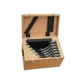Mitutoyo 103-915-10 Outside Micrometer Set, Range 150-300mm, 6 Pieces, Graduation 0.01mm