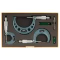 Mitutoyo 103-929 Outside Micrometer Set, Range 0-3", 3 Pieces, Graduation 0.001"