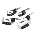 Mitutoyo 293-961-30 Digital Micrometer IP65 Set, Inch/Metric, 0-4" (4pcs.)