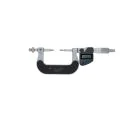Mitutoyo 324-352-30 Digimatic Interchangeable Anvil Gear Tooth Micrometer, Range 1-2", Resolution 0.00005"