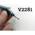 Verdict V2281 Screw-in Stylus (109/22810), Length 13.30mm, Pear Shaped