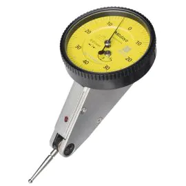 Mitutoyo 513-444-10A Dial Test Indicator   Horizontal 20° Face, Full set, 1.6 mm Range / 0.01 mm Graduation