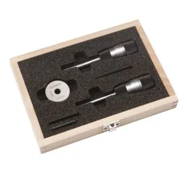 Bowers SMXTA3I XTA Micro Analogue Bore Micrometer Set, Range 1/4-3/8", Graduation 0.0001", 2 Heads, with Setting Ring