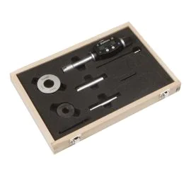 Bowers SXTD4M-BT XT Digital Bore Micrometer Set, Range 10-20mm, Resolution 0.001mm, 3 Heads, Bluetooth, with Setting Rings