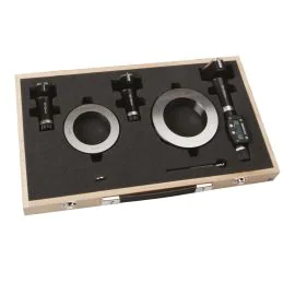Bowers SXTD6M-BT XT Digital Bore Micrometer Set, Range 50-100mm, Resolution 0.001mm, 3 Heads, Bluetooth, with Setting Rings