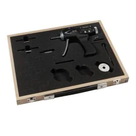 Bowers SXTH3M-BT XTH Digital Pistol Grip Bore Micrometer Set, Range 6-10mm, Resolution 0.001mm, 2 Heads, Bluetooth, with Setting Ring