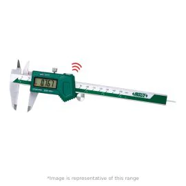 Insize 1119-150WL Wireless Digital Caliper with Round Depth Bar, Range 0-150mm, Resolution 0.01mm