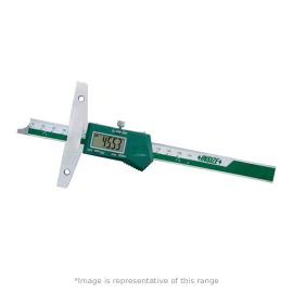 Insize 1147-700 Digital Depth Gauge with Mounting, Range 0-700mm, Resolution 0.01mm