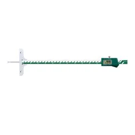 Insize 1148-300 Digital Depth Gauge with Round Depth Bar, Range 0-300mm, Resolution 0.01mm