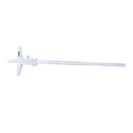 Insize 1240-300 Vernier Depth Gauge, Range 0-300mm, Graduation 0.05mm, Base 100mm