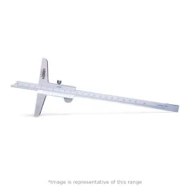 Insize 1240-150 Vernier Depth Gauge, Range 0-150mm, Graduation 0.05mm, Base 100mm