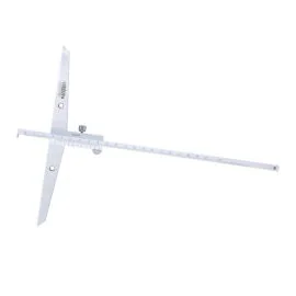 Insize 1243-2001 Vernier Hook Depth Gauge, Range 0-200mm, Graduation 0.02mm