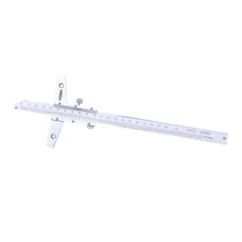 Insize 1247-2001 Vernier Depth Gauge, Range 0-200mm, Graduation 0.02mm, Base 100mm