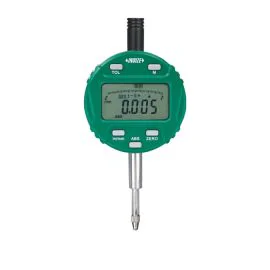 Insize 2103-10 Digital Indicator (Advanced Type), Resolution 0.001mm/0.00005", Range 12.7mm/0.5", Lug Back