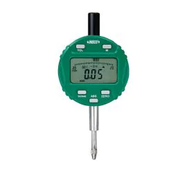 Insize 2104-10F Digital Indicator (Advanced Type), Resolution 0.01mm/0.0005", Range 12.7mm/0.5", Flat Back