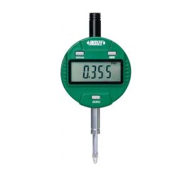 Insize 2112-101F Digital Indicator (Standard Type), Resolution 0.001mm/0.00005", Range 12.7mm/0.5", Flat Back