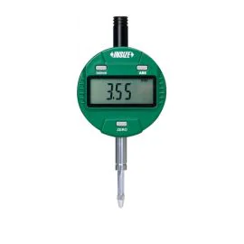 Insize 2112-10F Digital Indicator (Standard Type), Resolution 0.01mm/0.0005", Range 12.7mm/0.5", Flat Back