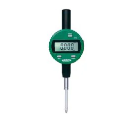 Insize 2115-251F Waterproof Digital Indicator, Resolution 0.001mm/0.00005", Range 25.4mm/1", Flat Back