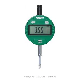 Insize 2116-101F Metric Digital Indicator, Resolution 0.001mm, Range 12.7mm, Flat Back