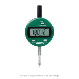 Insize 2137-101F Waterproof Digital Indicator for Bore Gauges, Resolution 0.001mm/0.00005", Range 12.7mm/0.5", Flat Back